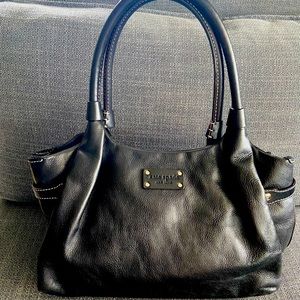 Kate Spade classic stevie leather black bag